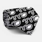 Stropdas van sportpatronen voor ultraviolette rugb (Opgerold)