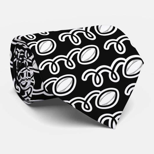 Stropdas van sportpatronen voor ultraviolette rugb (Opgerold)