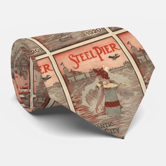  Stropdas van Stalen Pier 1920 (Opgerold)