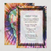 Stropdas van suikerschedel die kleuren van binnen  kaart (Voorkant / Achterkant)