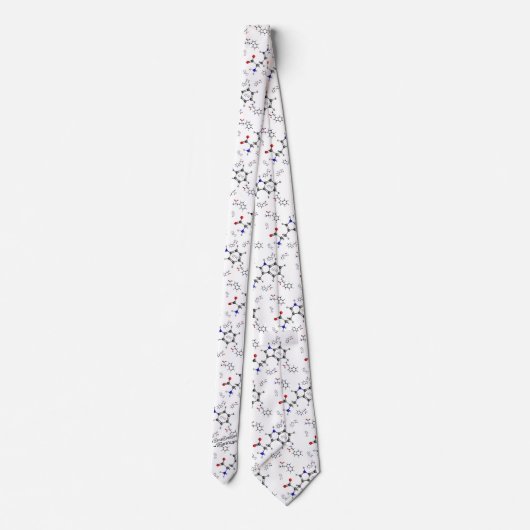 Stropdas van Tryptophan Molecule (Achterkant)