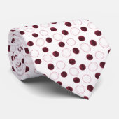 Stropdas van Uptown Bliss, Bourgogne (Opgerold)