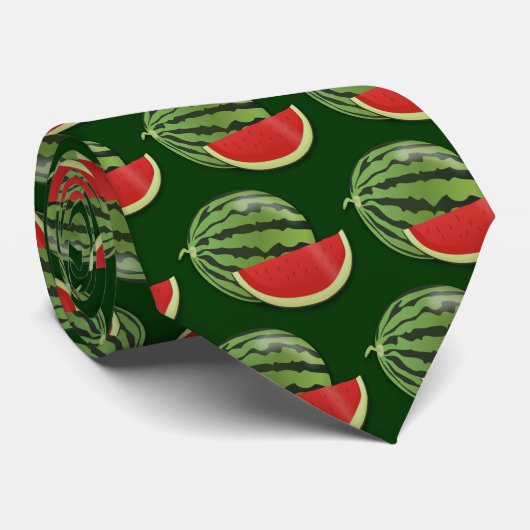 stropdas van watermeloenen (Opgerold)