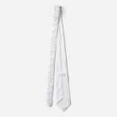 stropdas van westie-silhouet (Achterkant)