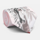 Stropdas van witte paarden (Opgerold)