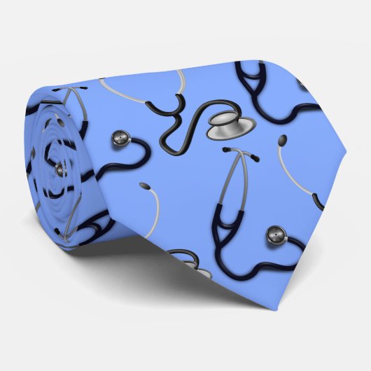 Stropdas van wolstethoscoop (Opgerold)