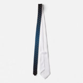 Stropdas van zebra Frenzy (blauw/zwart) (Achterkant)