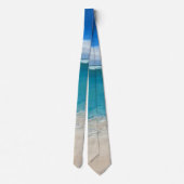 Stropdas van zijde "voor altijd blauw" (Achterkant)