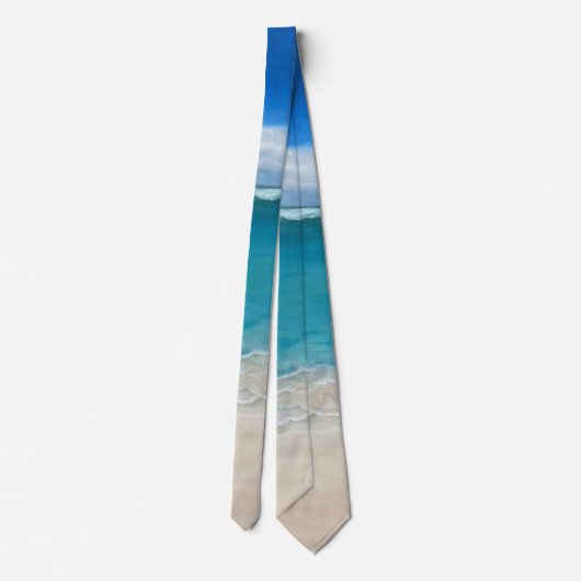 Stropdas van zijde "voor altijd blauw" (Achterkant)