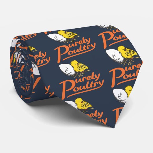Stropdas van zuiver pluimvee (Opgerold)