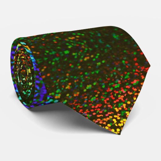 Stropdas van zwarte regenbooggalaxy (Opgerold)