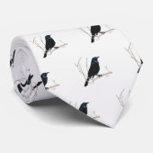 Stropdas van zwarte vogels (Opgerold)