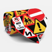 Stropdas verkeersborden (Opgerold)