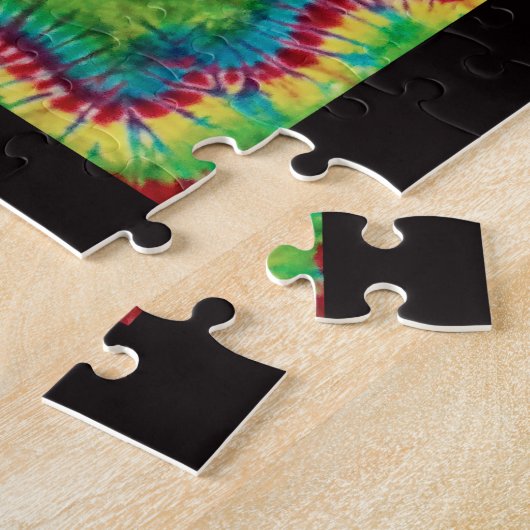 Stropdas Verkleurd "Flying Eyeball" Puzzle Legpuzzel (Zijkant)