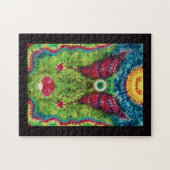 Stropdas Verkleurd "Flying Eyeball" Puzzle Legpuzzel (Horizontaal)