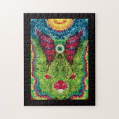 Stropdas Verkleurd "Flying Eyeball" Puzzle Legpuzzel (Verticaal)