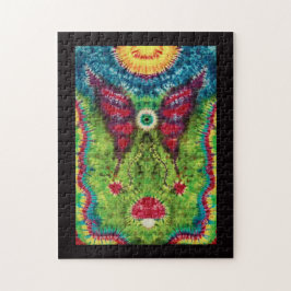 Stropdas Verkleurd "Flying Eyeball" Puzzle Legpuzzel