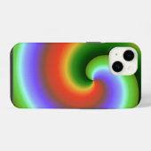 Stropdas Verkleurd vat Shell iPhone Hoesje (Achterkant horizontaal)