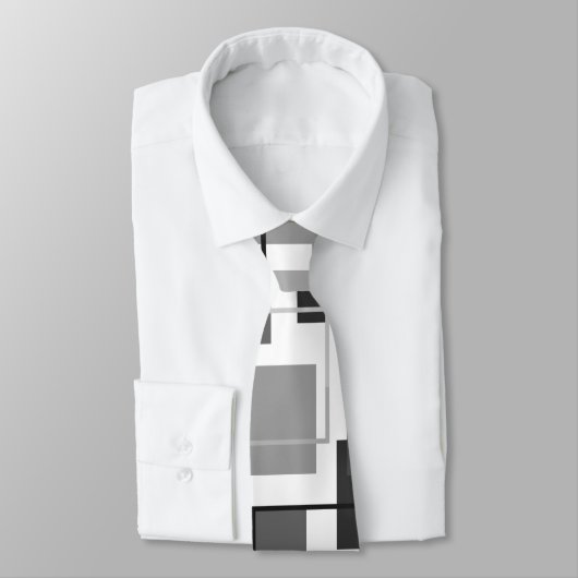 Stropdas vierkantjes en contouren (Gebonden)