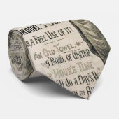 stropdas, vintage, krant stropdas (Opgerold)