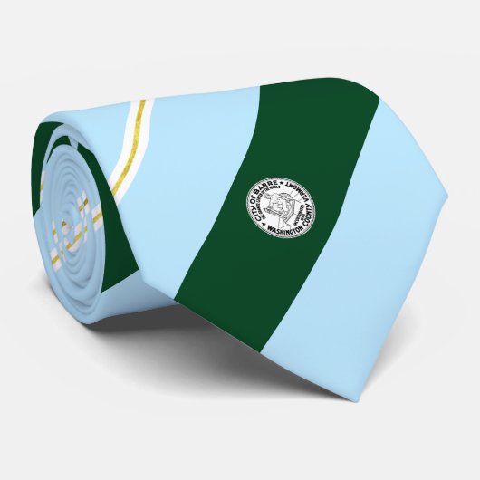 Stropdas vlag Barre (Vermont) (Opgerold)