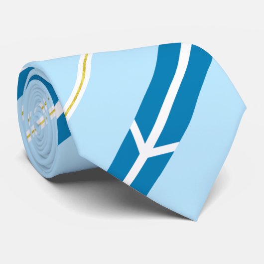Stropdas vlag Lawrence (Massachusetts) (Opgerold)