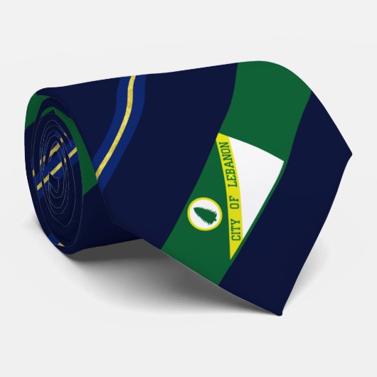 Stropdas vlag Libanon (Tennessee) (Opgerold)