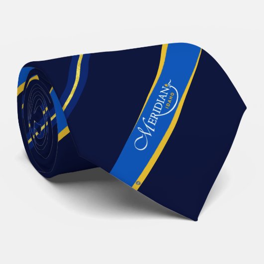 Stropdas vlag Meridian (Idaho) (Opgerold)