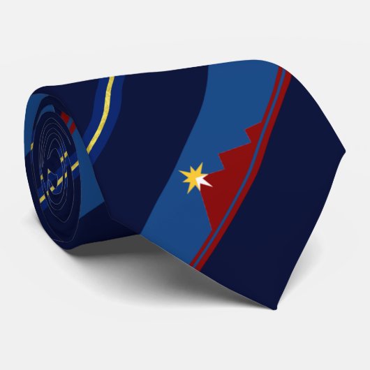 Stropdas vlag Pocatello (Idaho) (Opgerold)