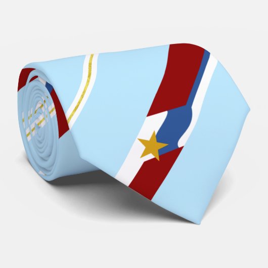Stropdas vlag stad Lafayette (Indiana) (Opgerold)