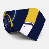 Stropdas vlag Zuid-Bend (Indiana) (Opgerold)