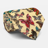 Stropdas- Vlinderpatroon Stropdas (Opgerold)