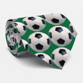 Stropdas Voetbal (groene achtergrond) (Opgerold)