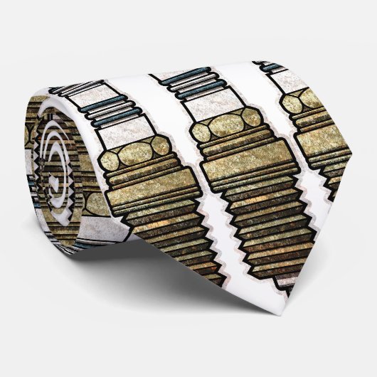 Stropdas Vonk Plug (Opgerold)