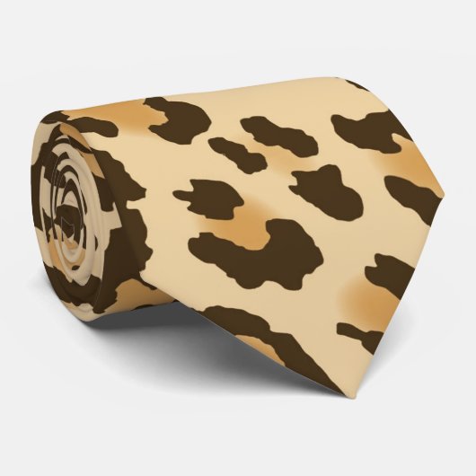 Stropdas voor afdrukken van luipaard (Opgerold)