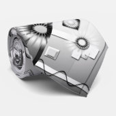 Stropdas voor afspeelzwart en wit deco (Opgerold)