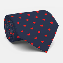 Stropdas voor blauw ontwerp met blauw rood ontwerp