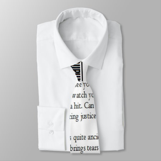 Stropdas voor de tekst van de advocaat (Gebonden)