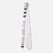 Stropdas voor de tekst van de advocaat (Achterkant)