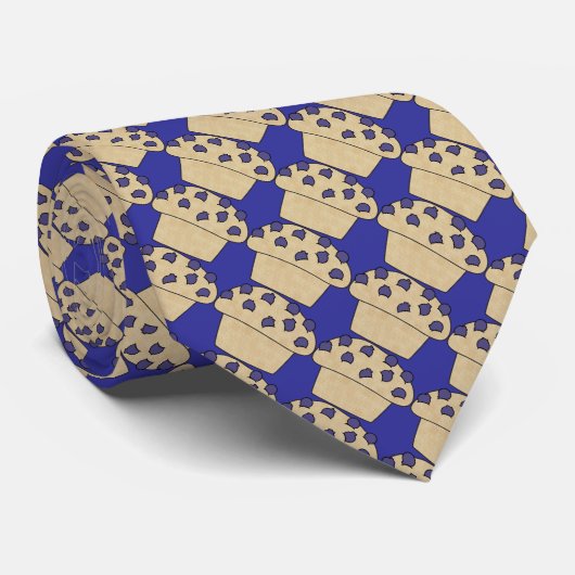 Stropdas voor de zoete blauwe bosbessen (Opgerold)