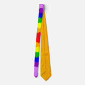 Stropdas voor flens en heldere regenboog (Achterkant)