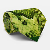 Stropdas voor groene snakeskin (Opgerold)