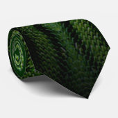 Stropdas voor groene snakeskin (Opgerold)