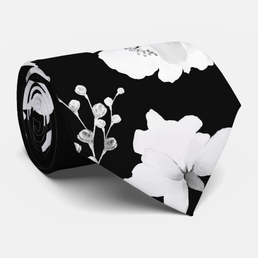 Stropdas voor het huwelijk tussen zwarte en witte  (Opgerold)