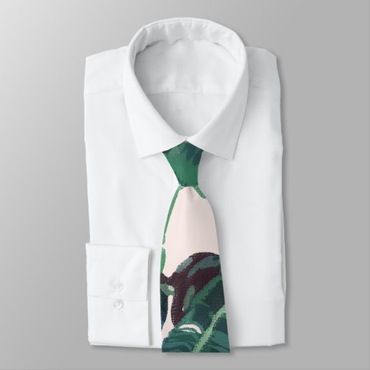 Stropdas voor het ontwerp van bananenbladeren (Gebonden)