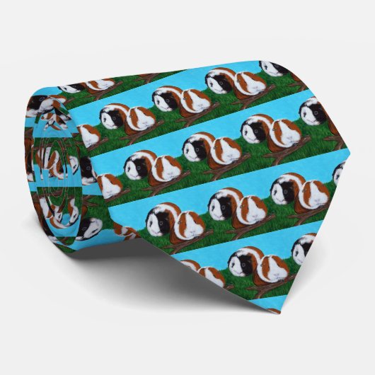 Stropdas voor het schilderen van varkens uit Guine (Opgerold)