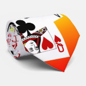 Stropdas voor kaartspeler!  Bel me! (Opgerold)