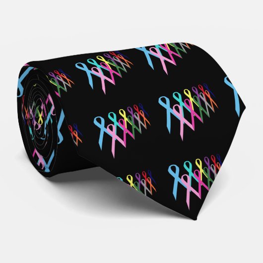 Stropdas voor kanker en ziekte (Opgerold)