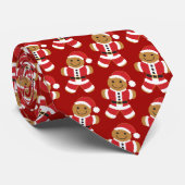 Stropdas voor kerstfeestelijke kerstmis in Gingerb (Opgerold)