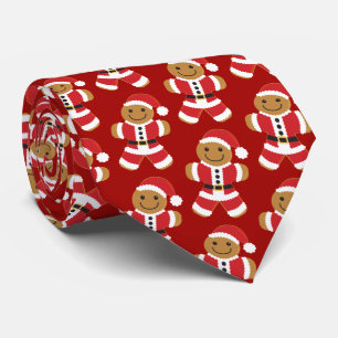 Stropdas voor kerstfeestelijke kerstmis in Gingerb